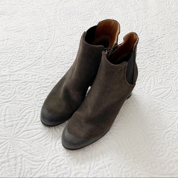 Gidigio Italian Leather Suede Ankle‎ Boots - Picture 3 of 7